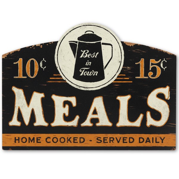 Meals Wood Wall Decor Open Road Brands ShopORB
